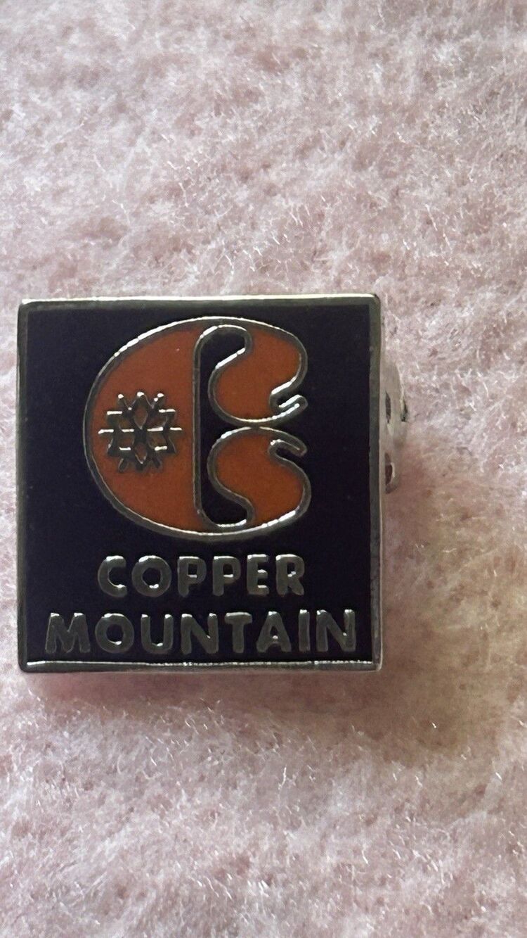 Vintage 80’s Copper Mountain Ski Resort Skiing Colorado Lapel Pin